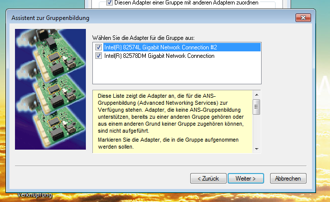 82574L & 82578DM no LACP group possible - AMT is blocking - Intel